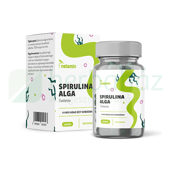 NETAMIN SPIRULINA ALGA TABLETTA 360DB