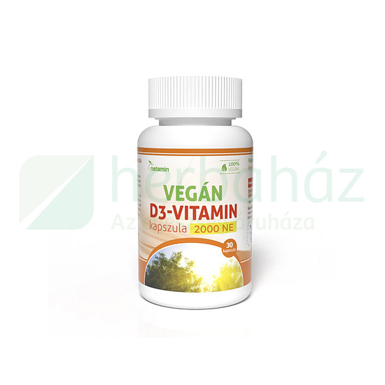 NETAMIN VEGÁN D3-VITAMIN 2000NE KAPSZULA 30DB