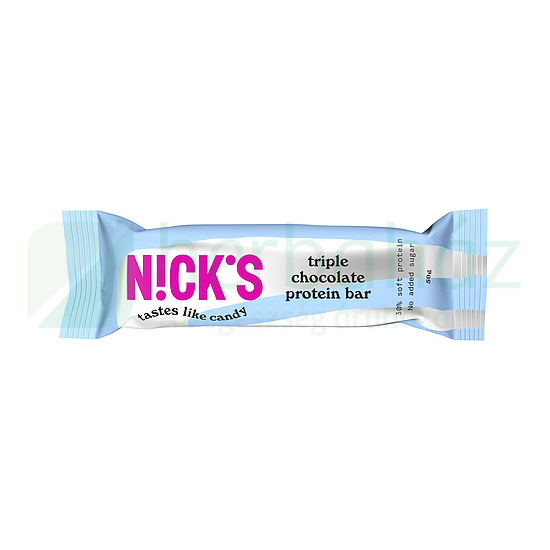 NICKS HÁROM FÉLE CSOKOLÁDÉS PROTEINSZELET 50G