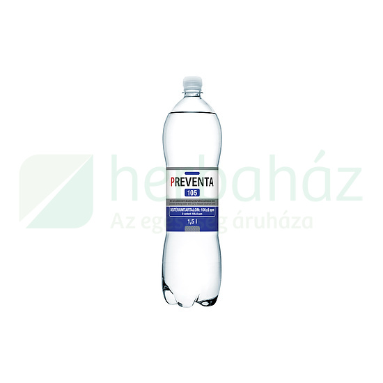 PREVENTA 105 CSÖKKENTETT DEUTÉRIUMTARTALMÚ SZÉNSAVAS IVÓVÍZ 1500ML DRS+50FT BETÉTDÍJ