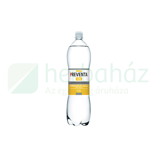 PREVENTA 125 CSÖKKENTETT DEUTÉRIUMTARTALMÚ SZÉNSAVMENTES IVÓVÍZ 1500ML DRS+50FT BETÉTDÍJ