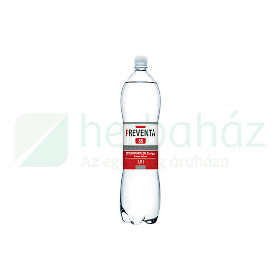 PREVENTA 85 CSÖKKENTETT DEUTÉRIUMTARTALMÚ SZÉNSAVMENTES IVÓVÍZ 1500ML DRS+50FT BETÉTDÍJ