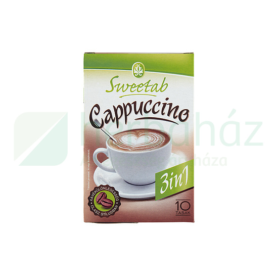 SWEETAB CAPPUCCINO 3IN1 AZONNAL OLDÓDÓ KÁVÉSPECIALITÁS 10X10G