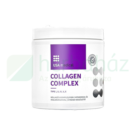 USA MEDICAL COLLAGEN COMPLEX - TYPE I, II, III, V ÉS X - KOLLAGÉN POR 243,6G