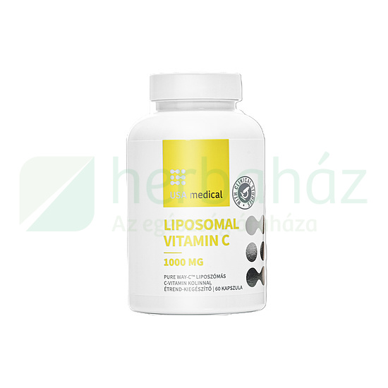 USA MEDICAL LIPOSOMAL VITAMIN C + KOLIN KAPSZULA 60DB