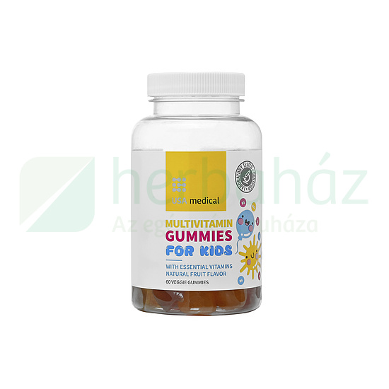 USA MEDICAL MULTIVITAMIN GUMIPASZTILLA GYEREKEKNEK 60DB