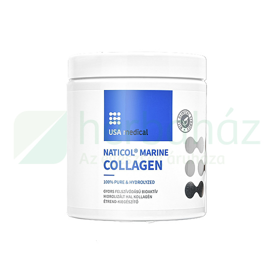 USA MEDICAL NATICOL MARINE HAL KOLLAGÉN POR 242G