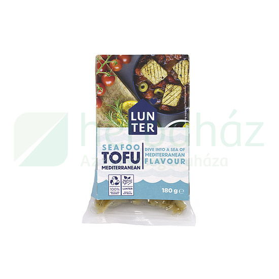 VEGÁN LUNTER TOFU SEAFOO MEDITERRÁN NÖVÉNYI ALAPÚ TERMÉK 180G [H]