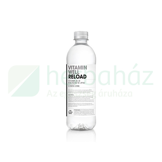 VITAMIN WELL RELOAD SZÉNSAVMENTES ÜDÍTŐITAL CITROM-LIME 500ML DRS+50FT BETÉTDÍJ