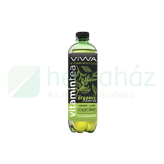 VIWA VITAMINTEA ZÖLD TEA CITROM-LIME 600ML DRS+50FT BETÉTDÍJ