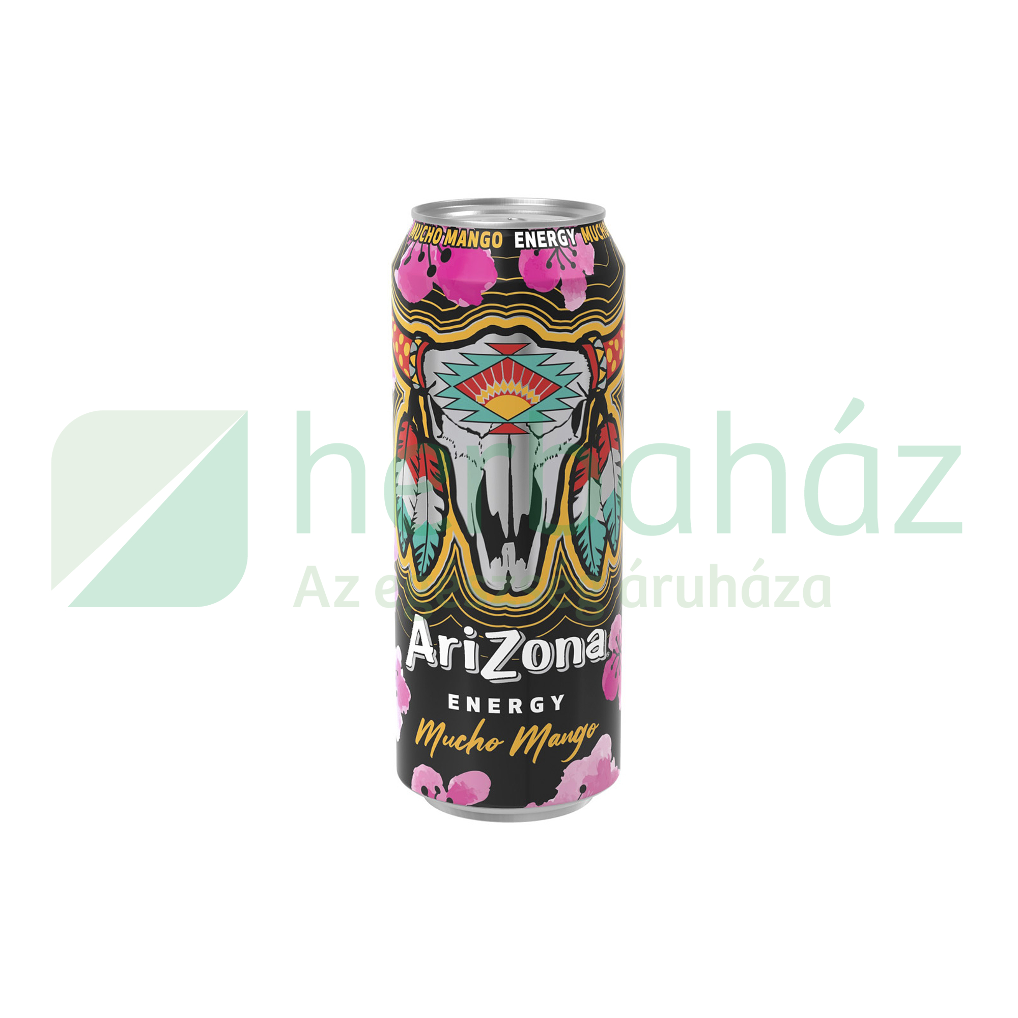 ARIZONA ENERGY SZÉNSAVAS ÜDÍTŐITAL KOFFEINNEL MANGO 500ML DRS+50FT BETÉTDÍJ