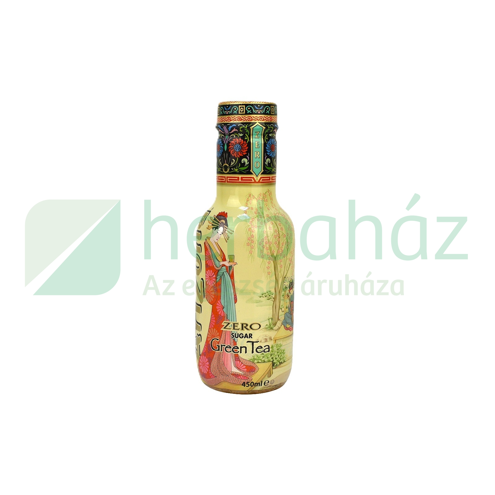 ARIZONA SZÉNSAVMENTES ÜDÍTŐ ZERO ZÖLD TEA 450ML DRS+50FT BETÉTDÍJ