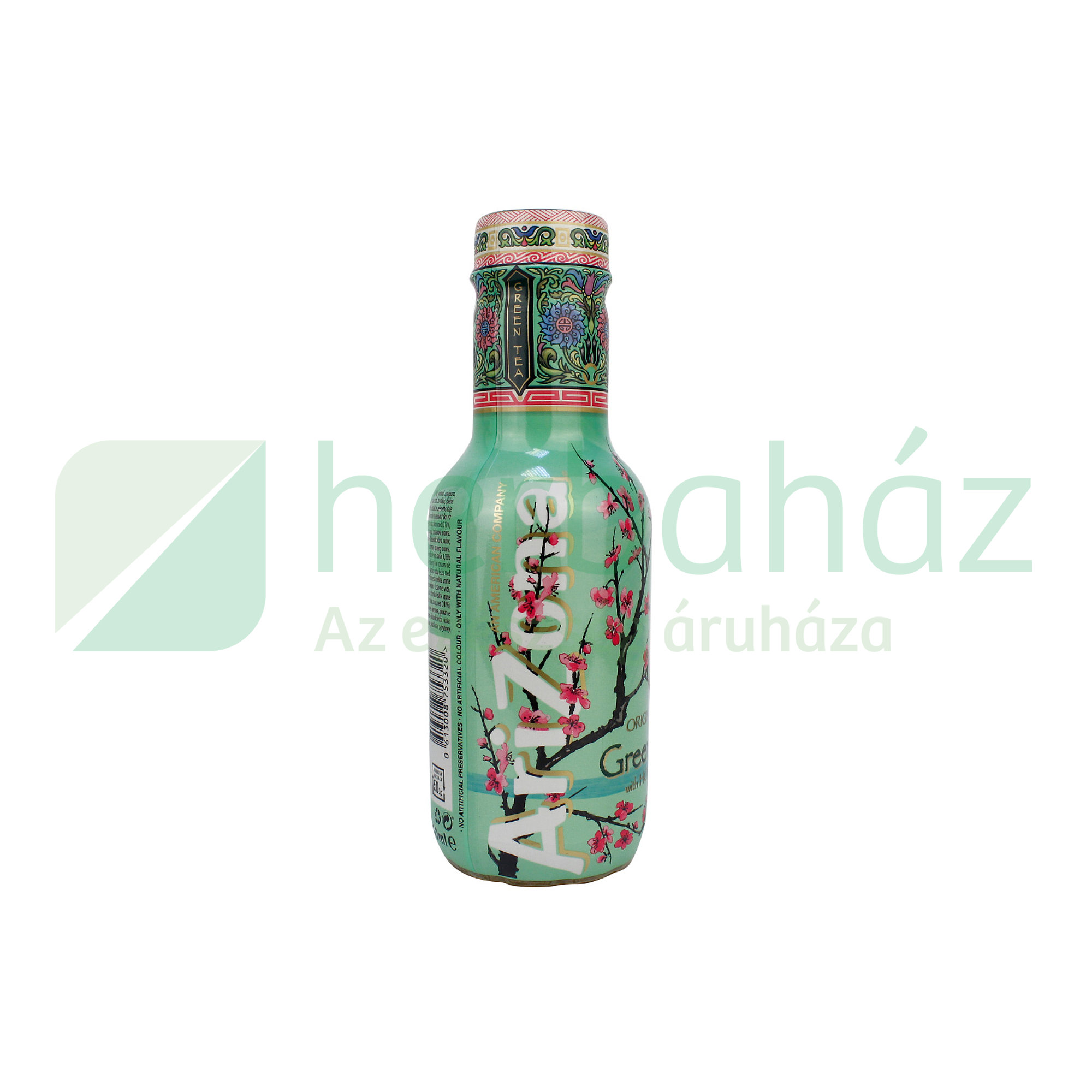 ARIZONA SZÉNSAVMENTES ÜDÍTŐ ZÖLD TEA MÉZZEL-GINZENGGEL 450ML DRS+50FT BETÉTDÍJ