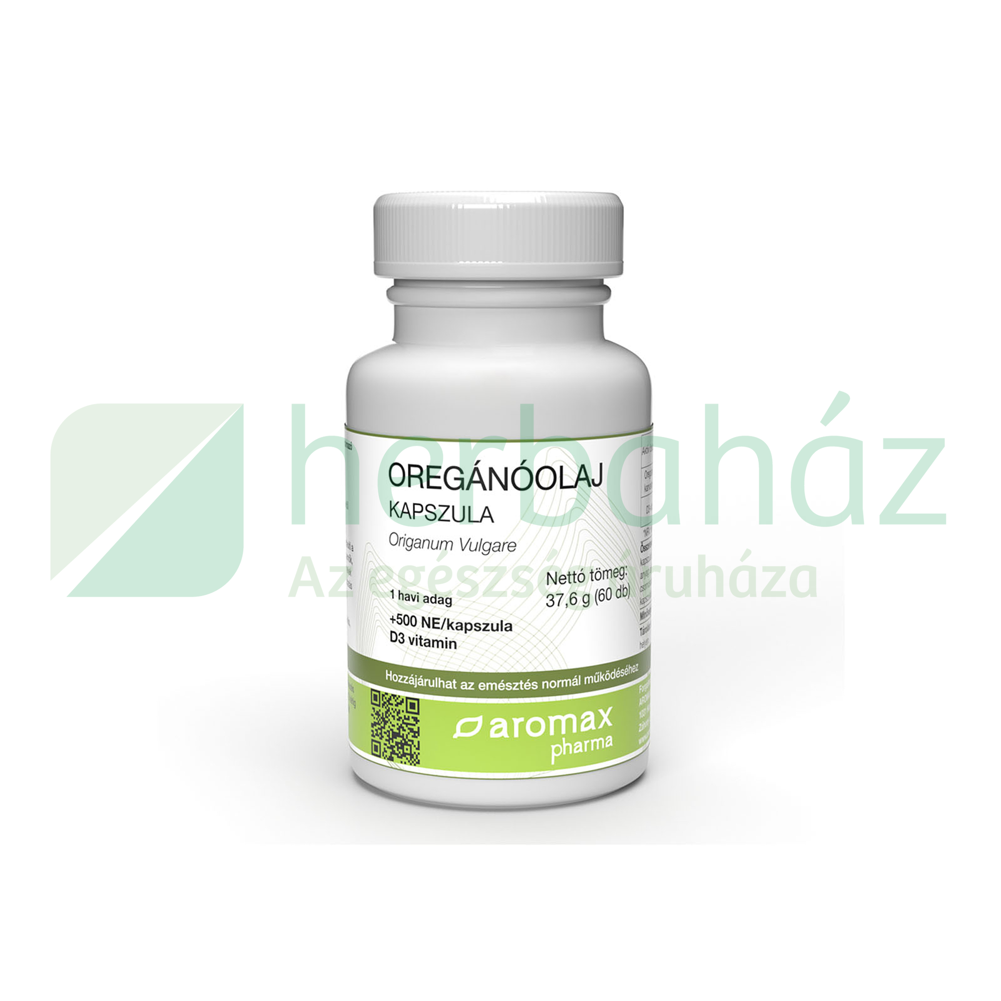 AROMAX PHARMA OREGÁNÓOLAJ KAPSZULA+D3 VITAMIN 60DB