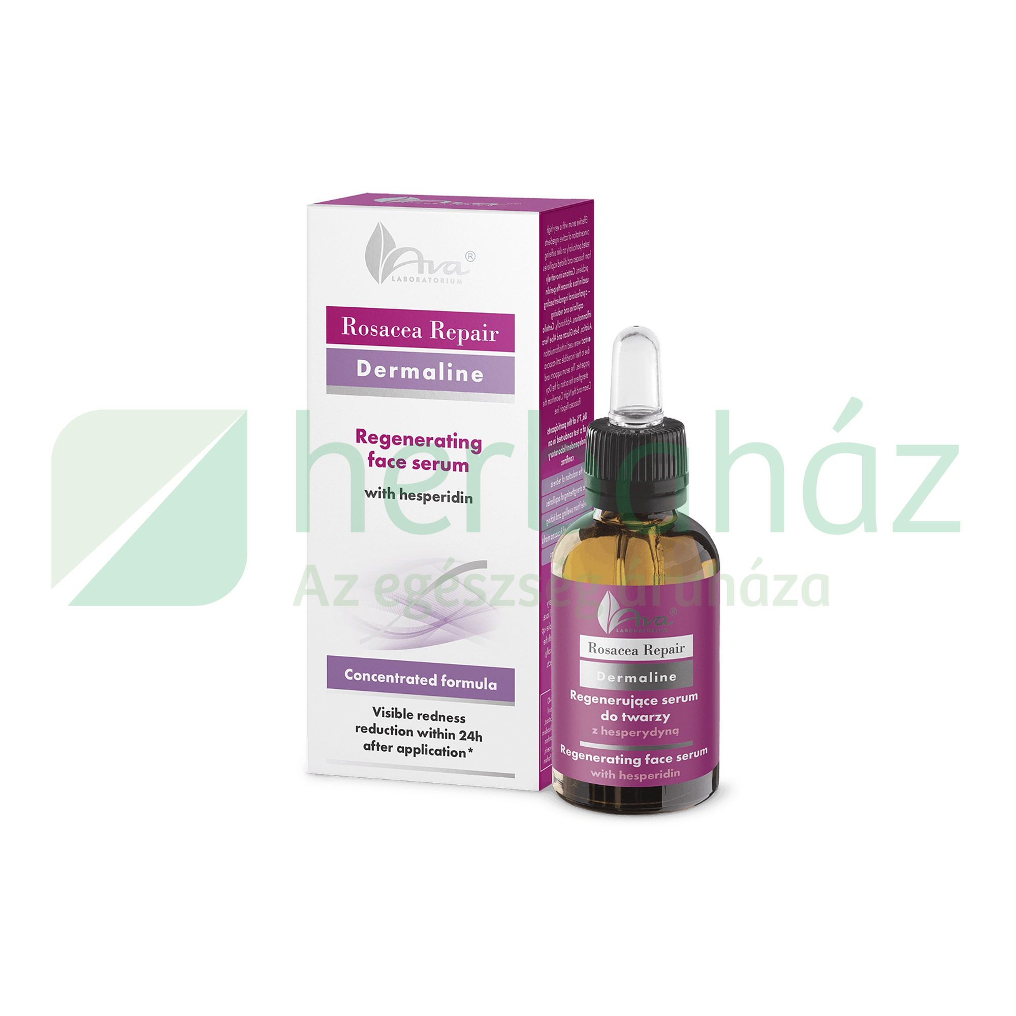 AVA ROSACEA REPAIR PIPETTÁS AMPULLA ROZACEÁS, HAJSZÁLERES BŐRRE 30ML