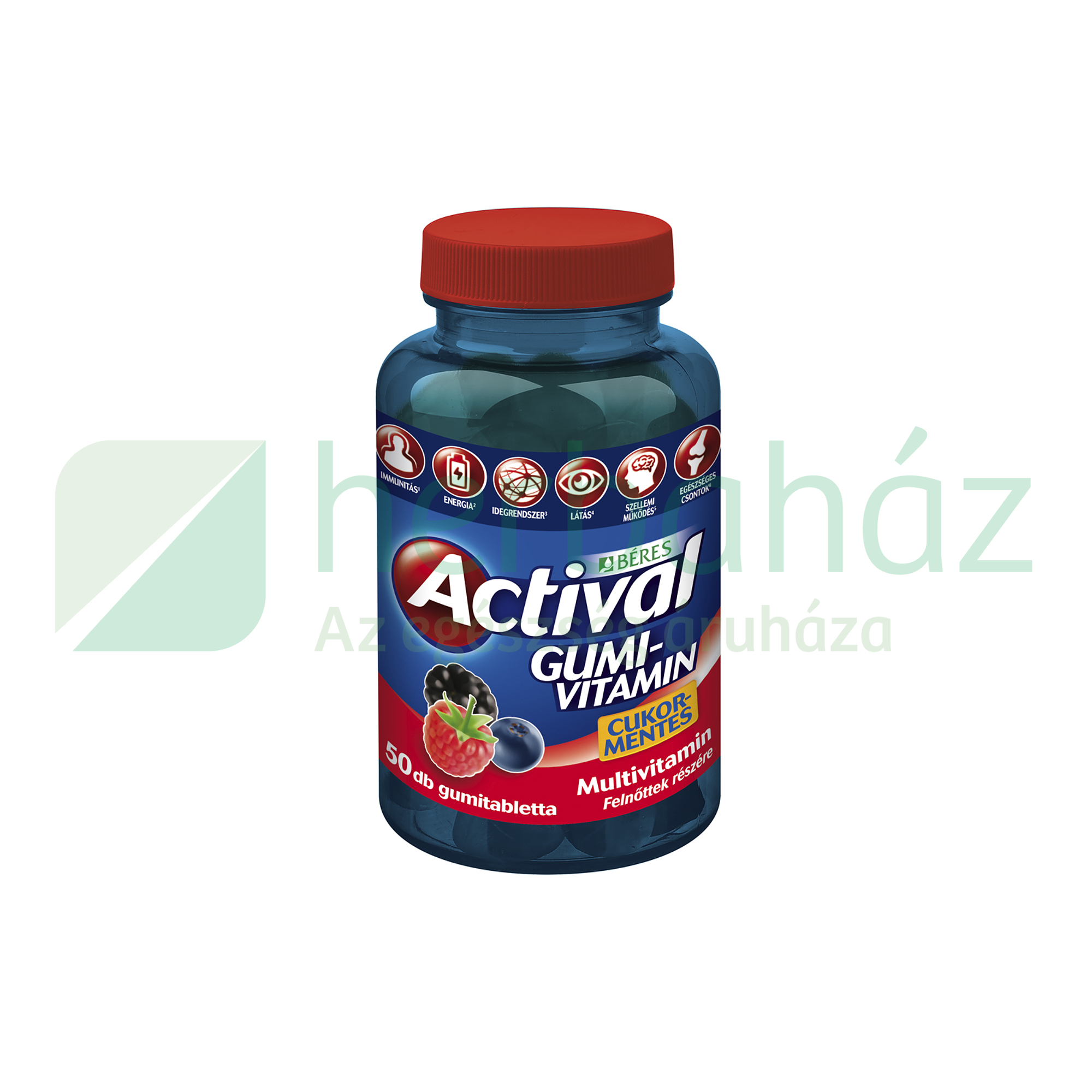 BÉRES ACTIVAL FELNŐTT MULTI GUMIVITAMIN 50DB