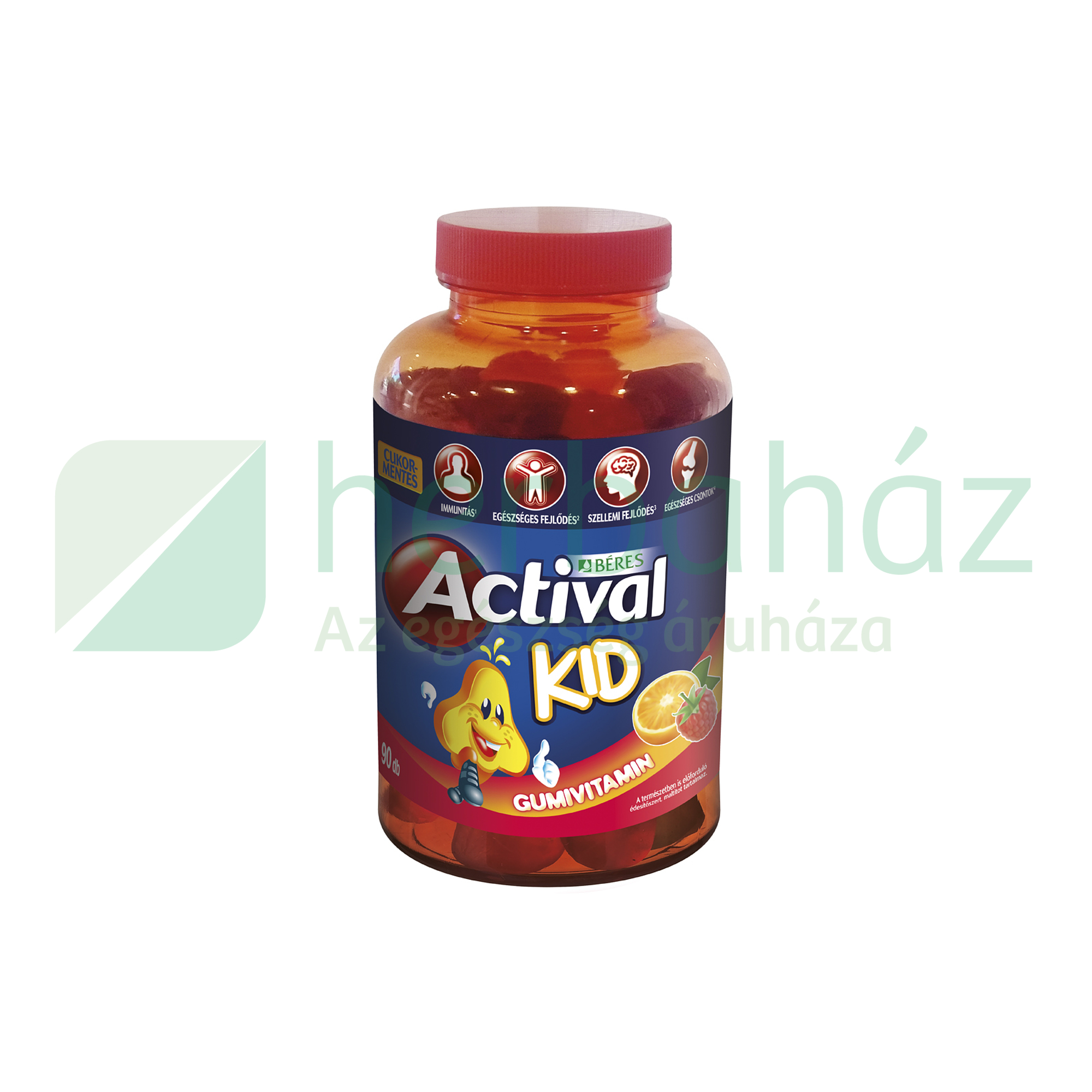 BÉRES ACTIVAL KID MULTIVITAMIN GUMIVITAMIN 90DB