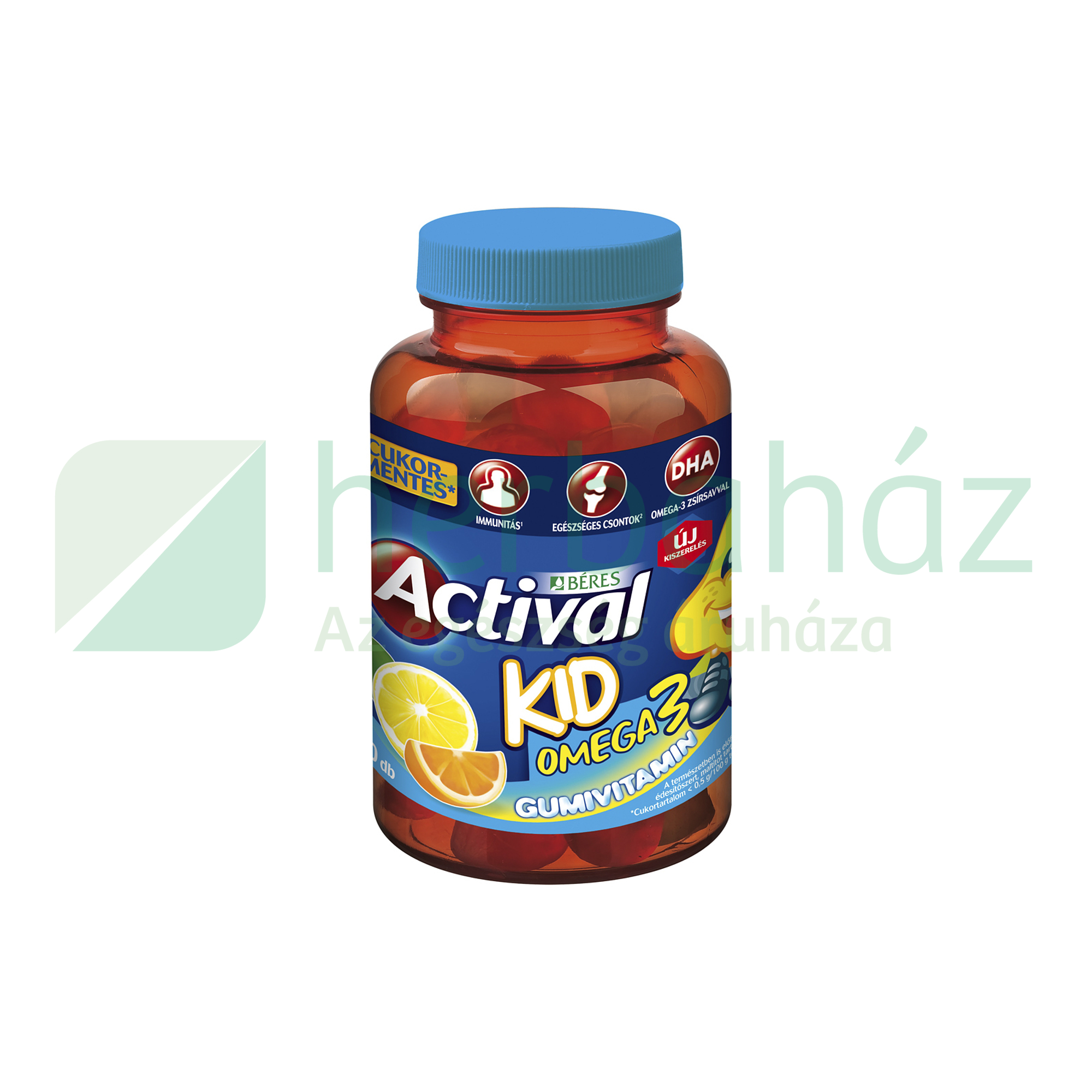 BÉRES ACTIVAL KID OMEGA-3 GUMIVITAMIN 50DB