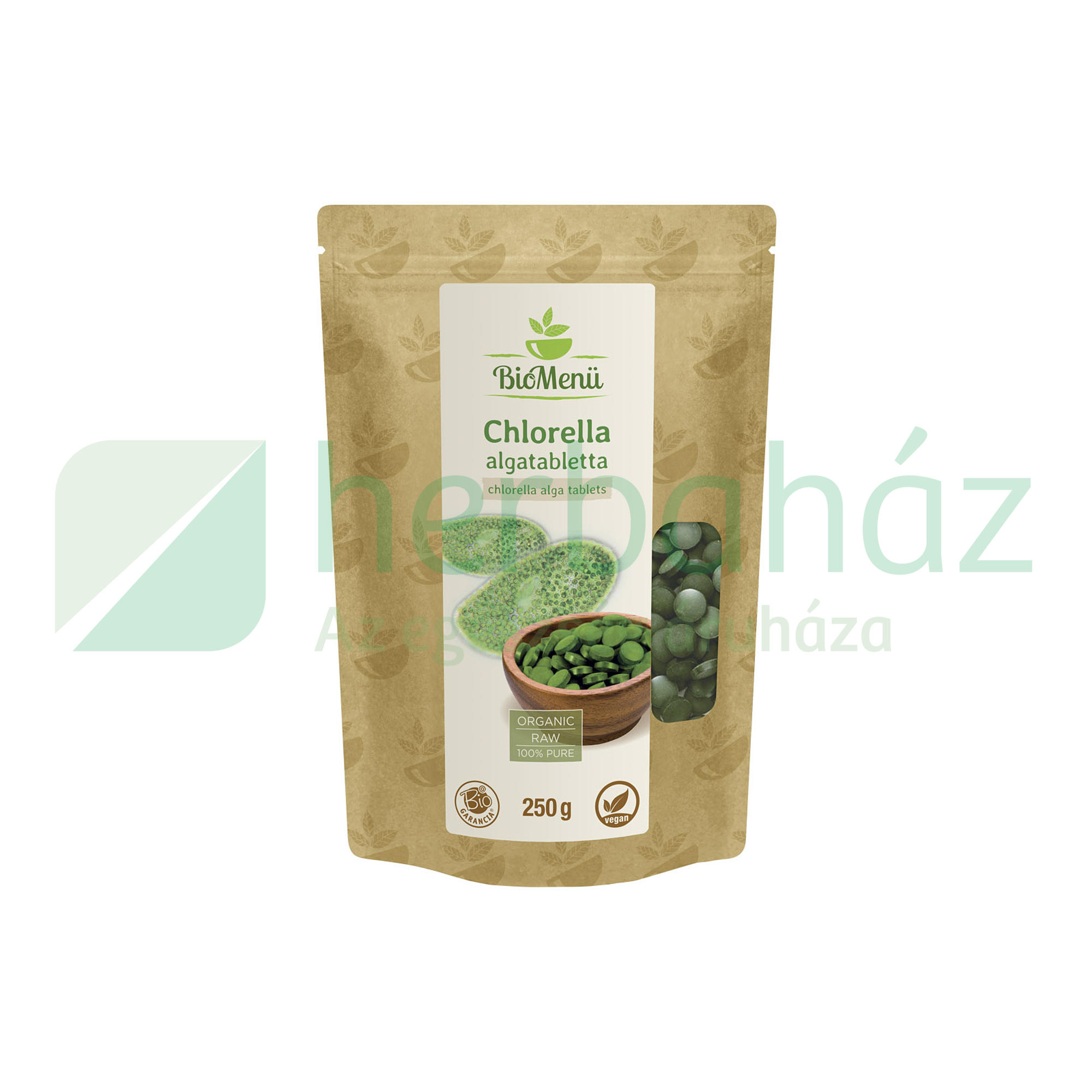 BIO BIOMENÜ CHLORELLA ALGA TABLETTA 250G