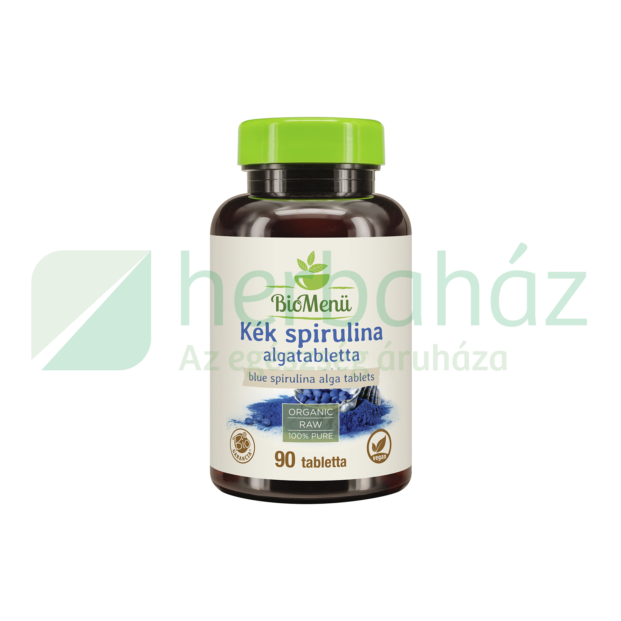 BIO BIOMENÜ KÉK SPIRULINA ALGA TABLETTA 90DB