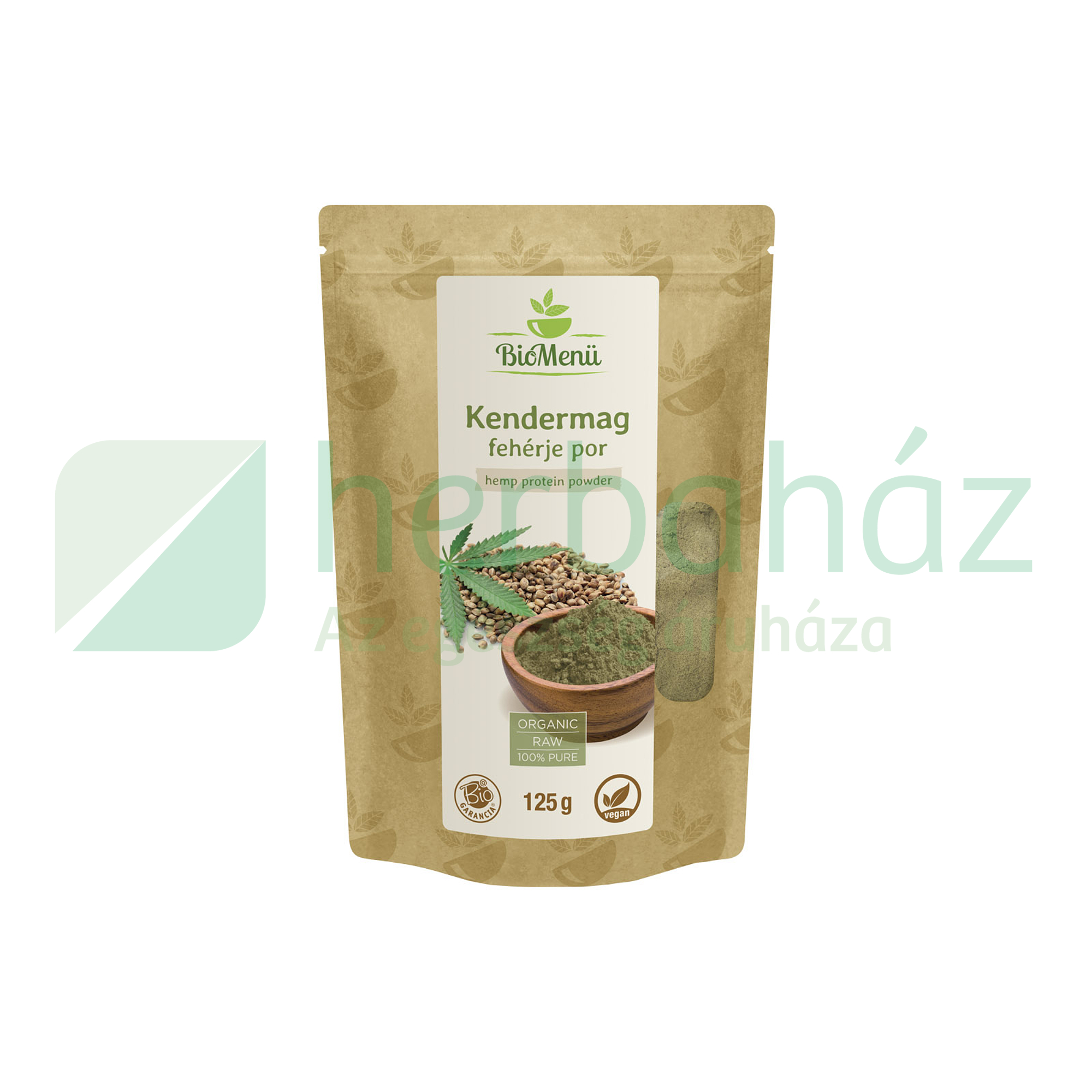 BIO BIOMENÜ KENDERMAG FEHÉRJE POR 125G