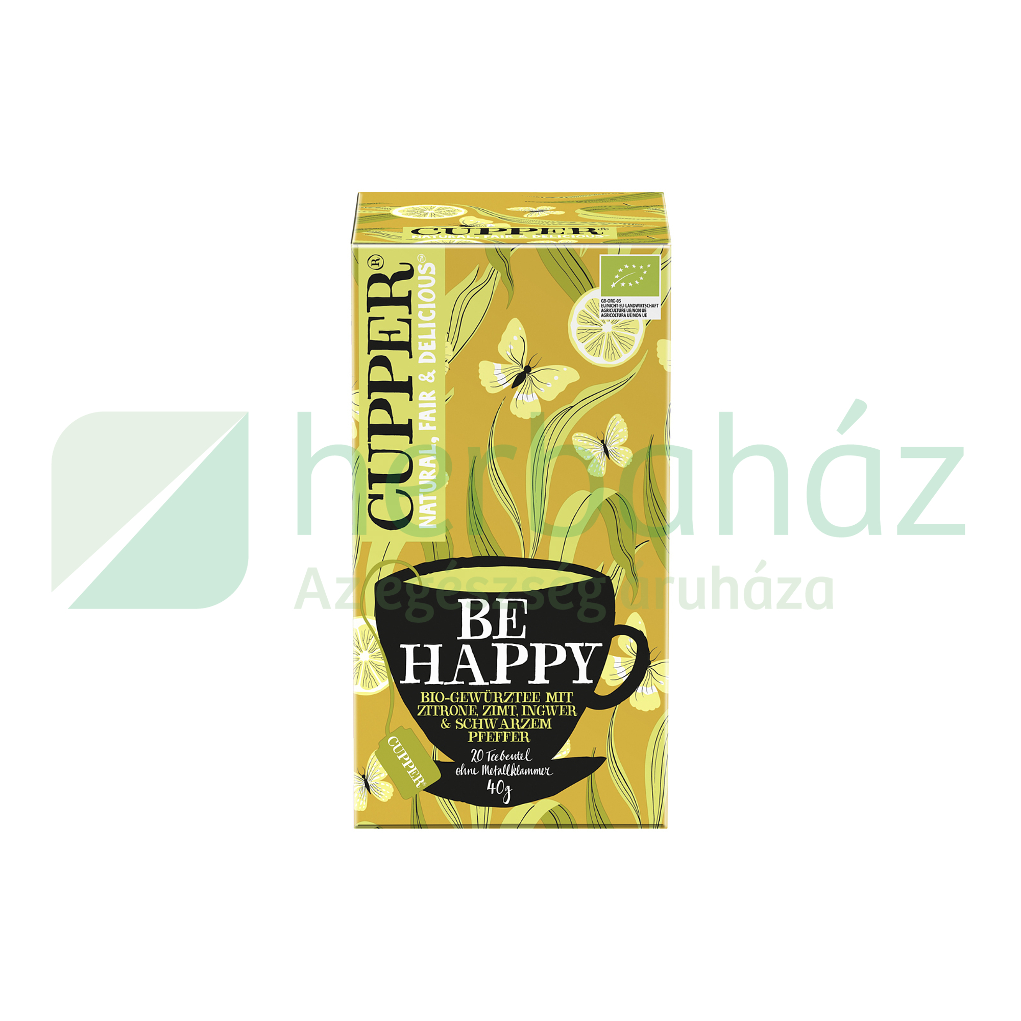 BIO CUPPER TEA BE HAPPY FILTERES 20DB