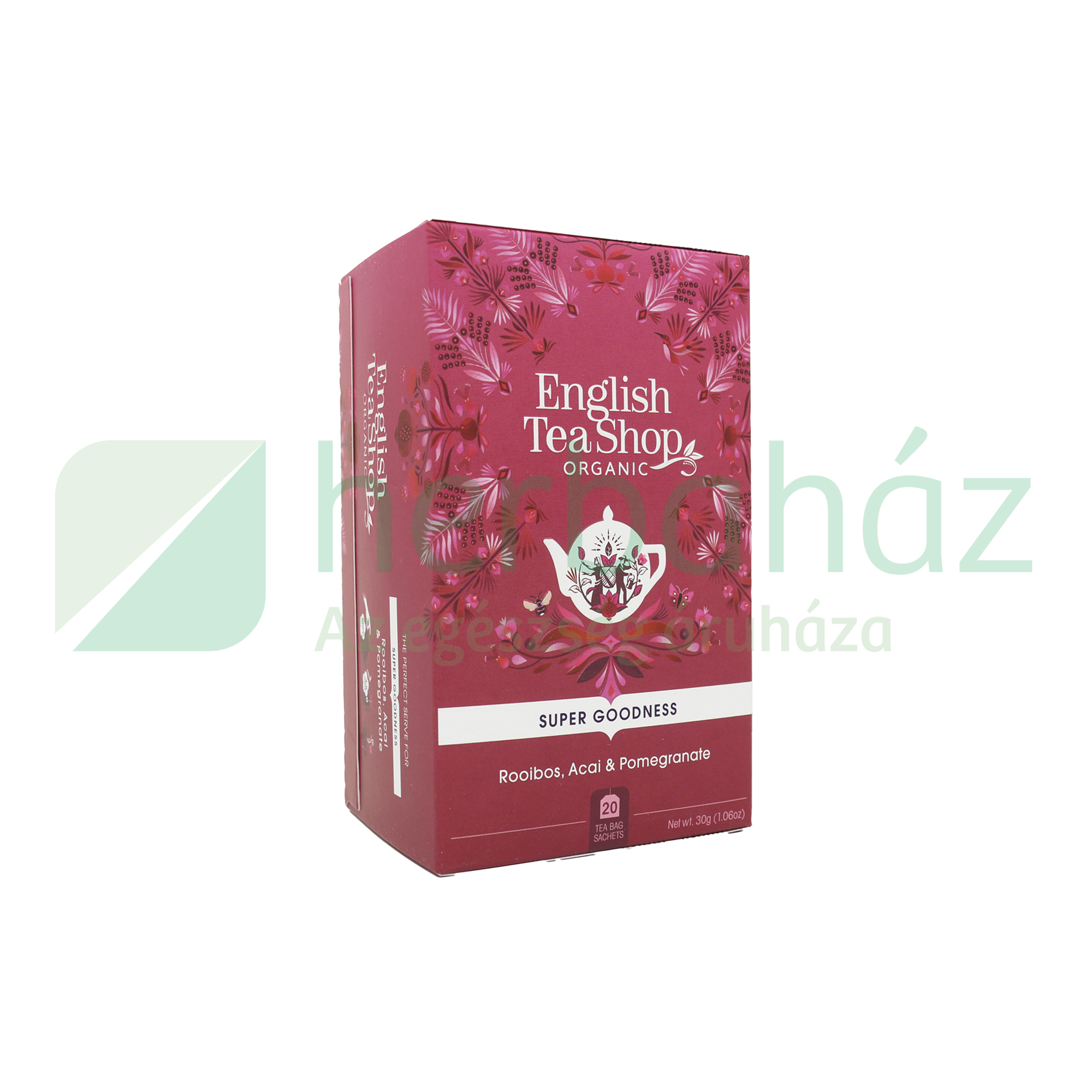 BIO ETS TEA ROOIBOS ACAI BOGYÓVAL ÉS GRÁNÁTALMÁVAL FILTERES 20DB