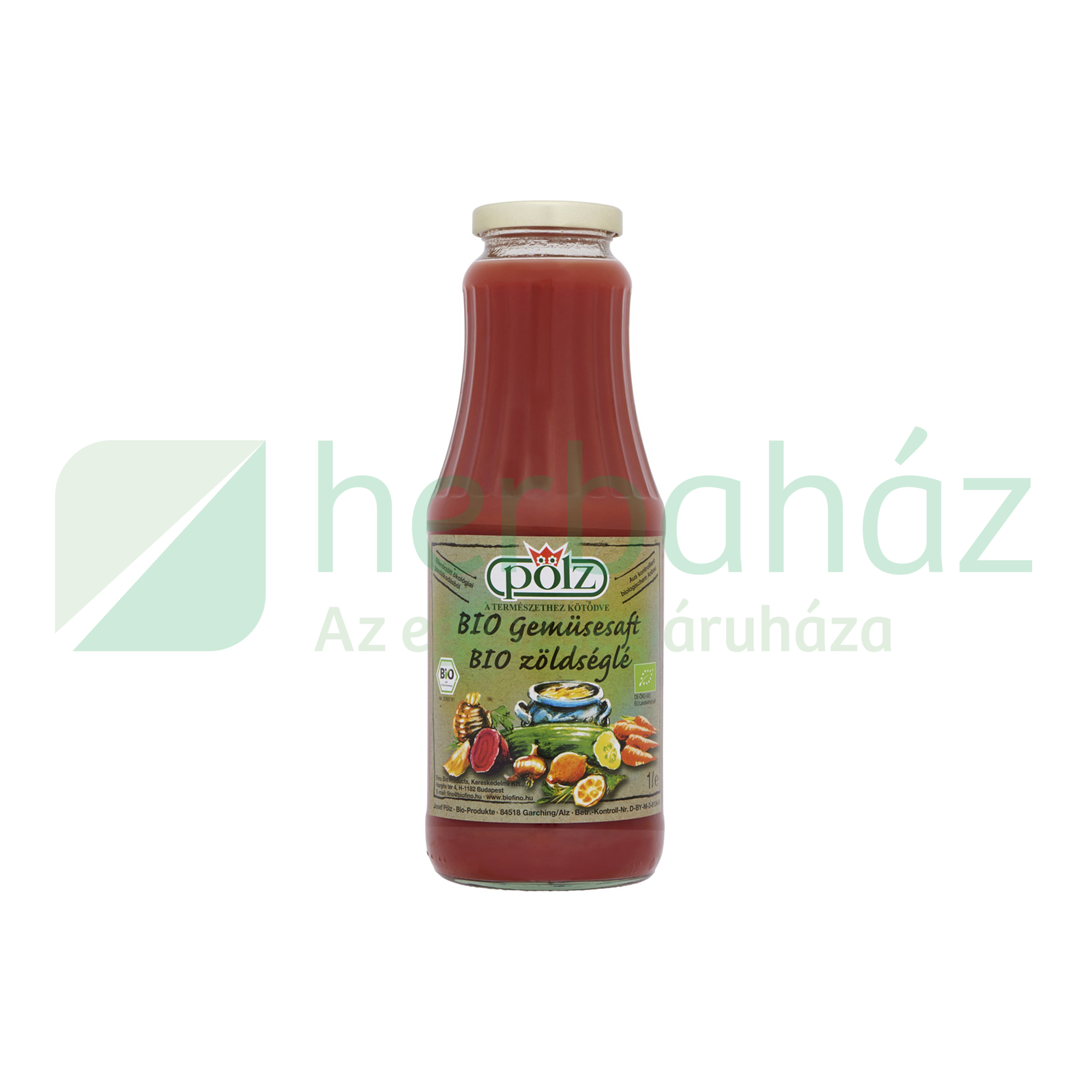 BIO PÖLZ ZÖLDSÉGLÉ 100% 1000ML DRS+50FT BETÉTDÍJ