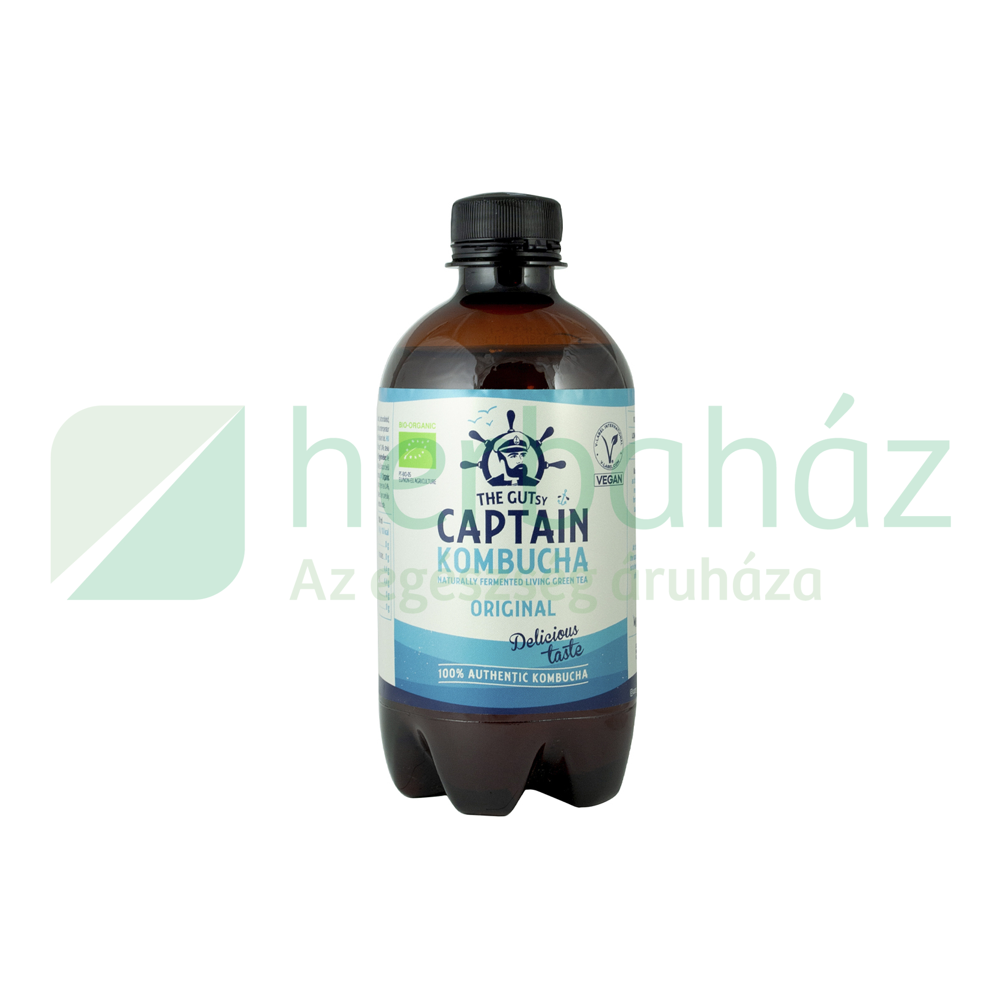 BIO THE GUTSY CAPTAIN KOMBUCHA KOMBUCHA ÉLŐFLÓRÁS ITAL ORIGINAL 400ML DRS+50FT BETÉTDÍJ