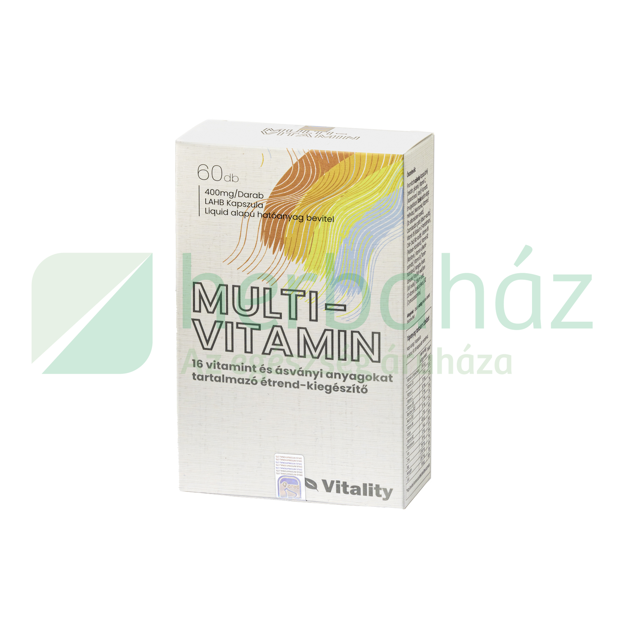 BIO VITALITY MULTI-VITAMIN KAPSZULA 60DB