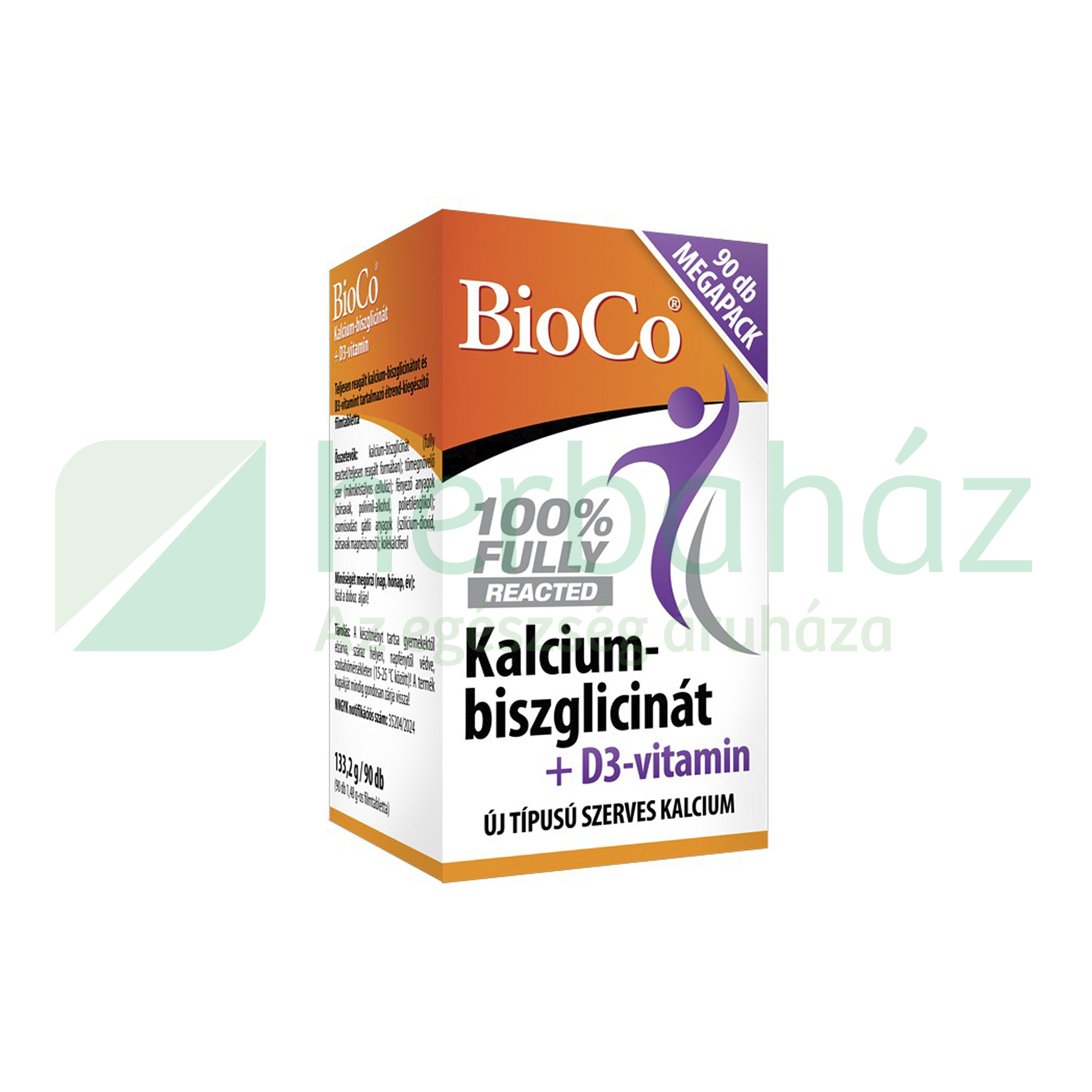 BIOCO KALCIUM-BISZGLICINÁT+D3-VITAMIN MEGAPACK 90DB