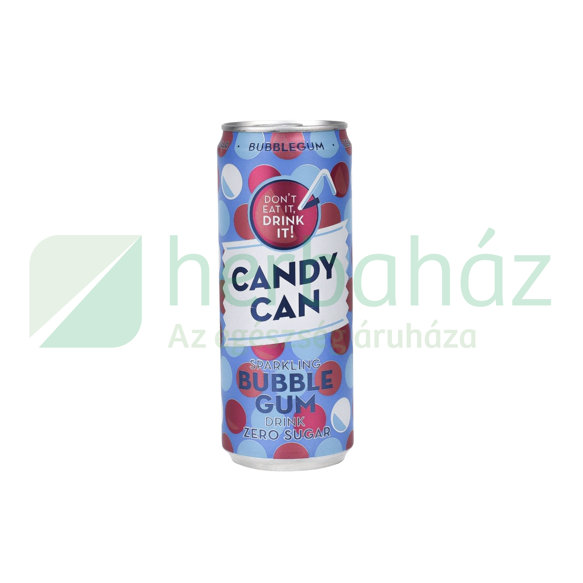 CANDY CAN RÁGÓGUMI ÍZŰ SZÉNSAVAS CUKORMENTES ÜDÍTŐITAL 330ML DRS+50FT BETÉTDÍJ