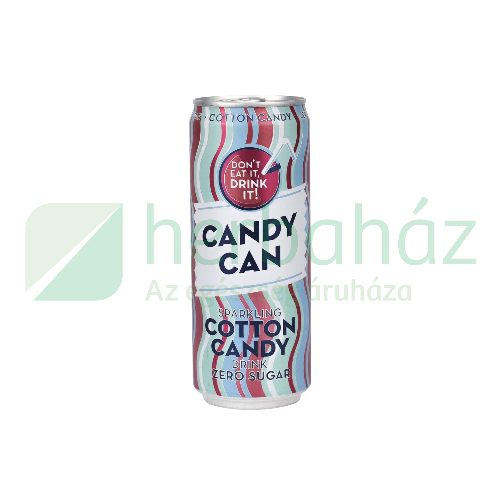 CANDY CAN VATTACUKOR ÍZŰ SZÉNSAVAS CUKORMENTES ÜDÍTŐITAL 330ML DRS+50FT BETÉTDÍJ