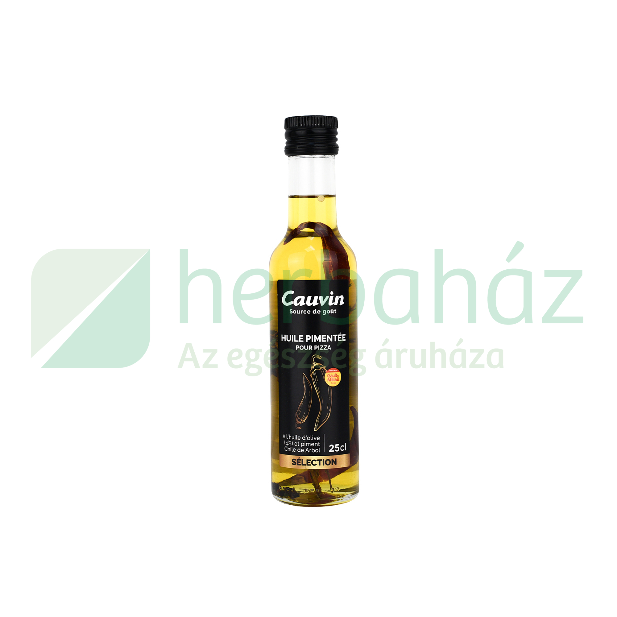 CAUVIN SELECTION FŰSZERES PIZZAOLAJ CHILI PAPRIKÁVAL 250ML