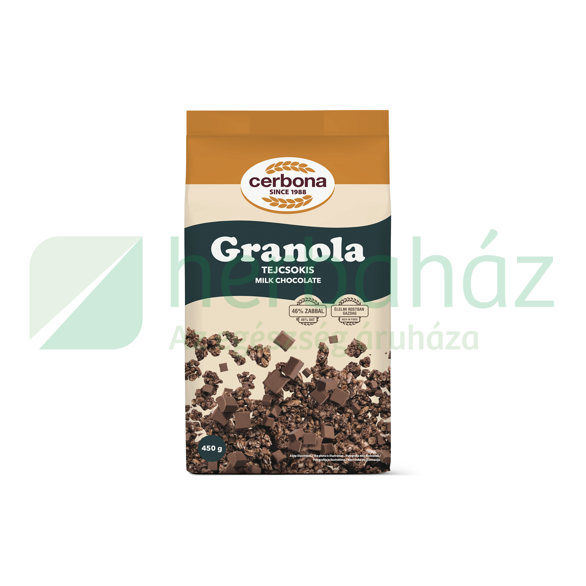 CERBONA TEJCSOKIS GRANOLA 450G