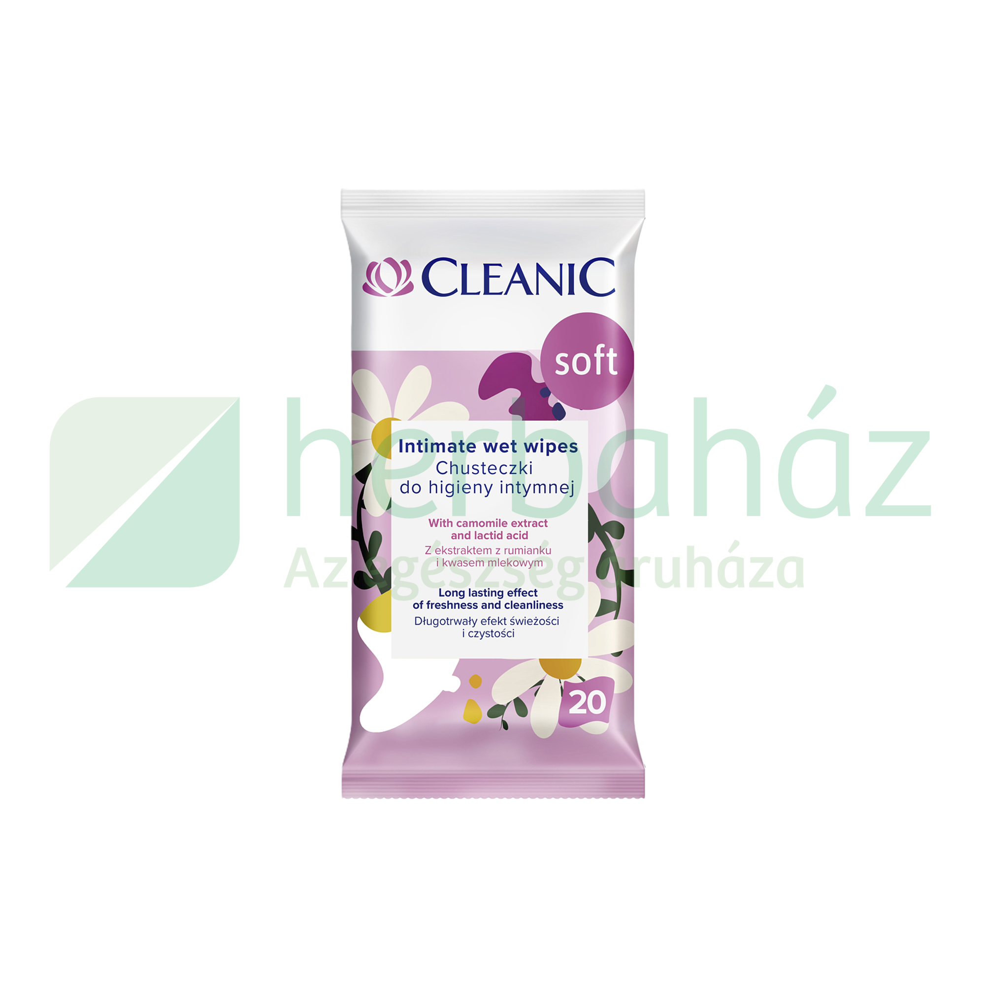 CLEANIC INTIM TÖRLŐKENDŐ - SOFT 20DB