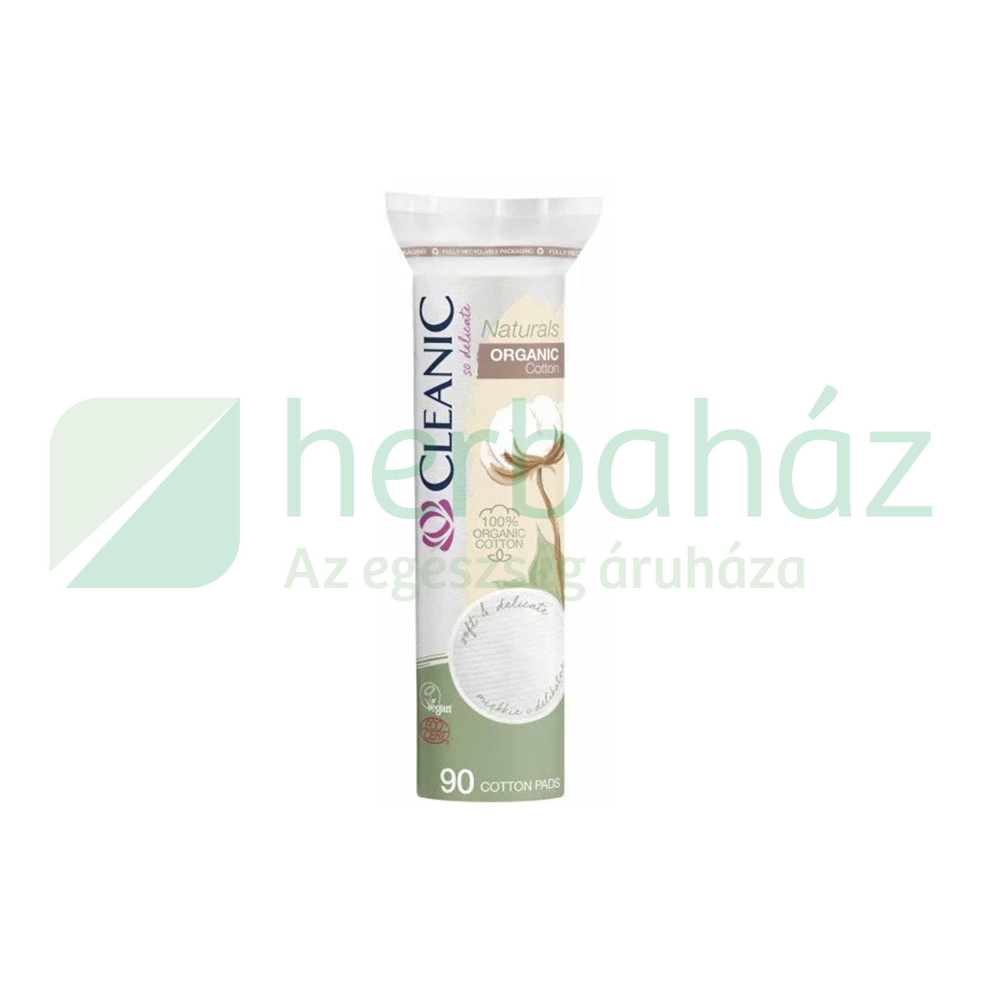 CLEANIC NATURALS ORGANIC 100% PAMUT VATTAKORONG 90DB