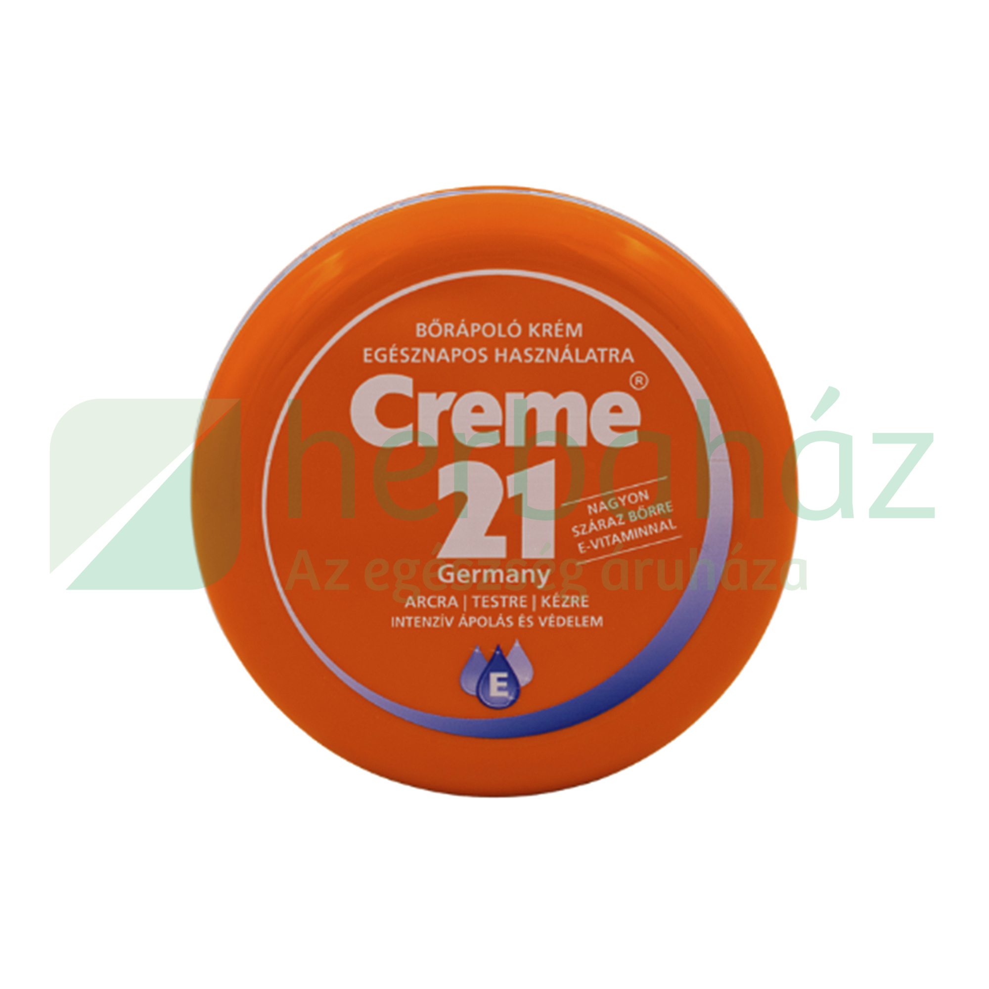 CREME 21 BŐRÁPOLÓ KRÉM EGÉSZNAPOS HASZNÁLATRA NAGYON SZÁRAZ BŐRRE, ARCRA, TESTRE, KÉZRE 150ML