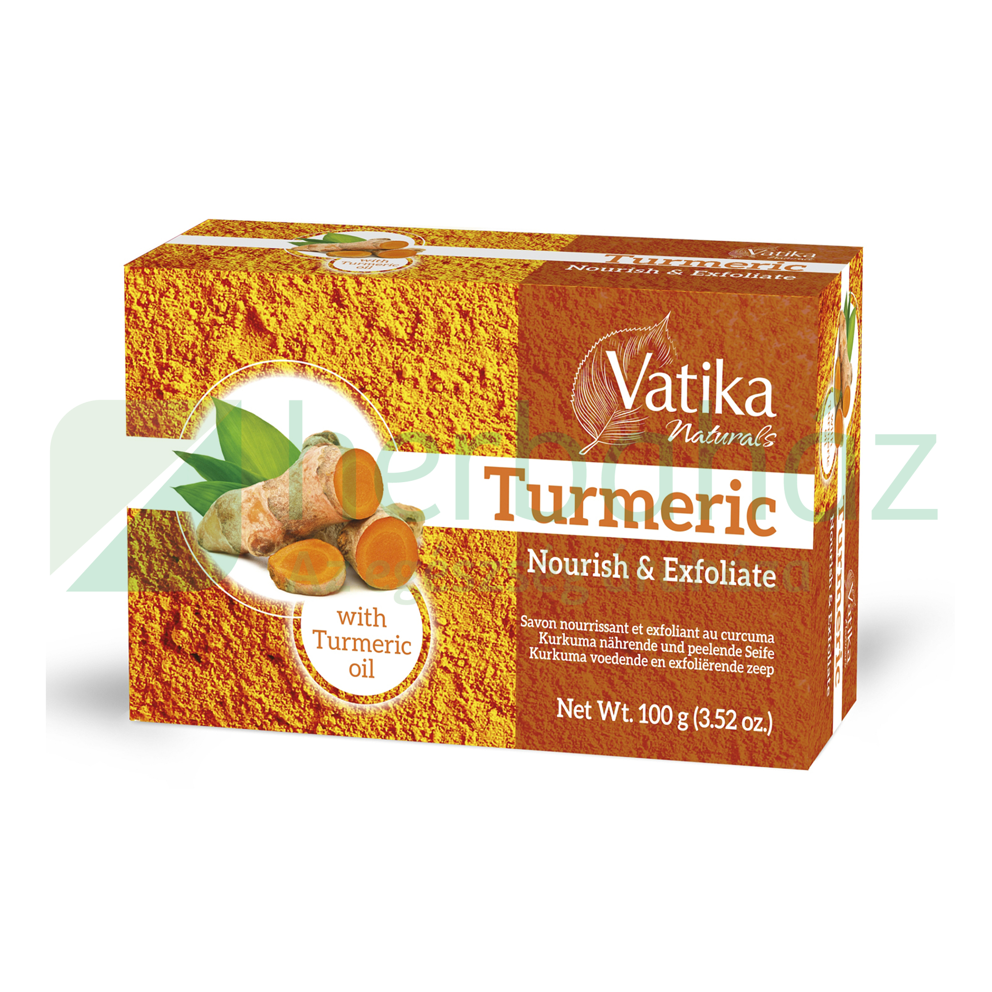 DABUR VATIKA NATURALS TURMERIC (KURKUMA) SZAPPAN 100G