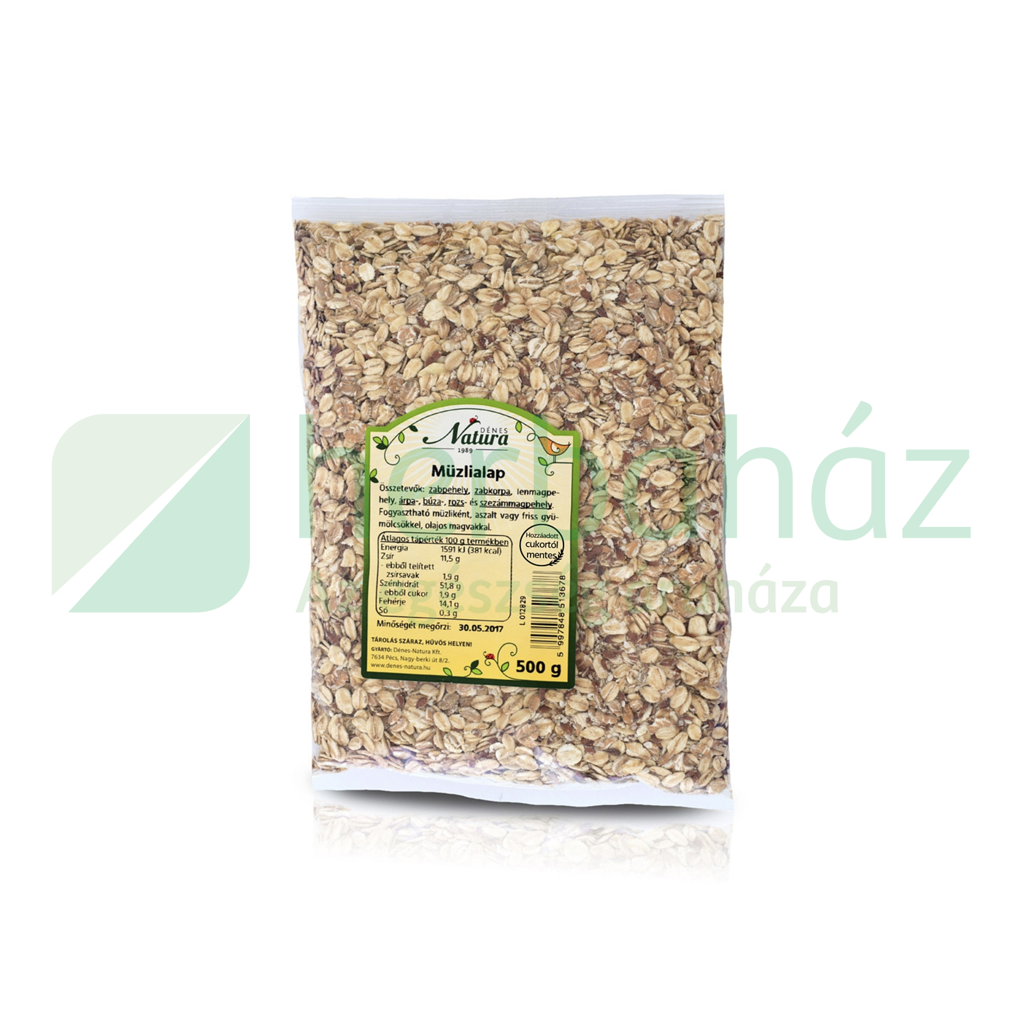 DÉNES NATURA MÜZLIALAP 500G