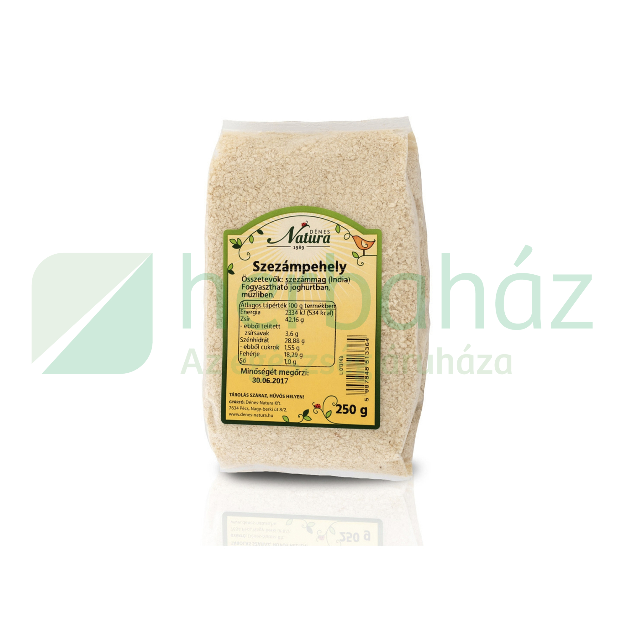 DÉNES NATURA SZEZÁMPEHELY 250G