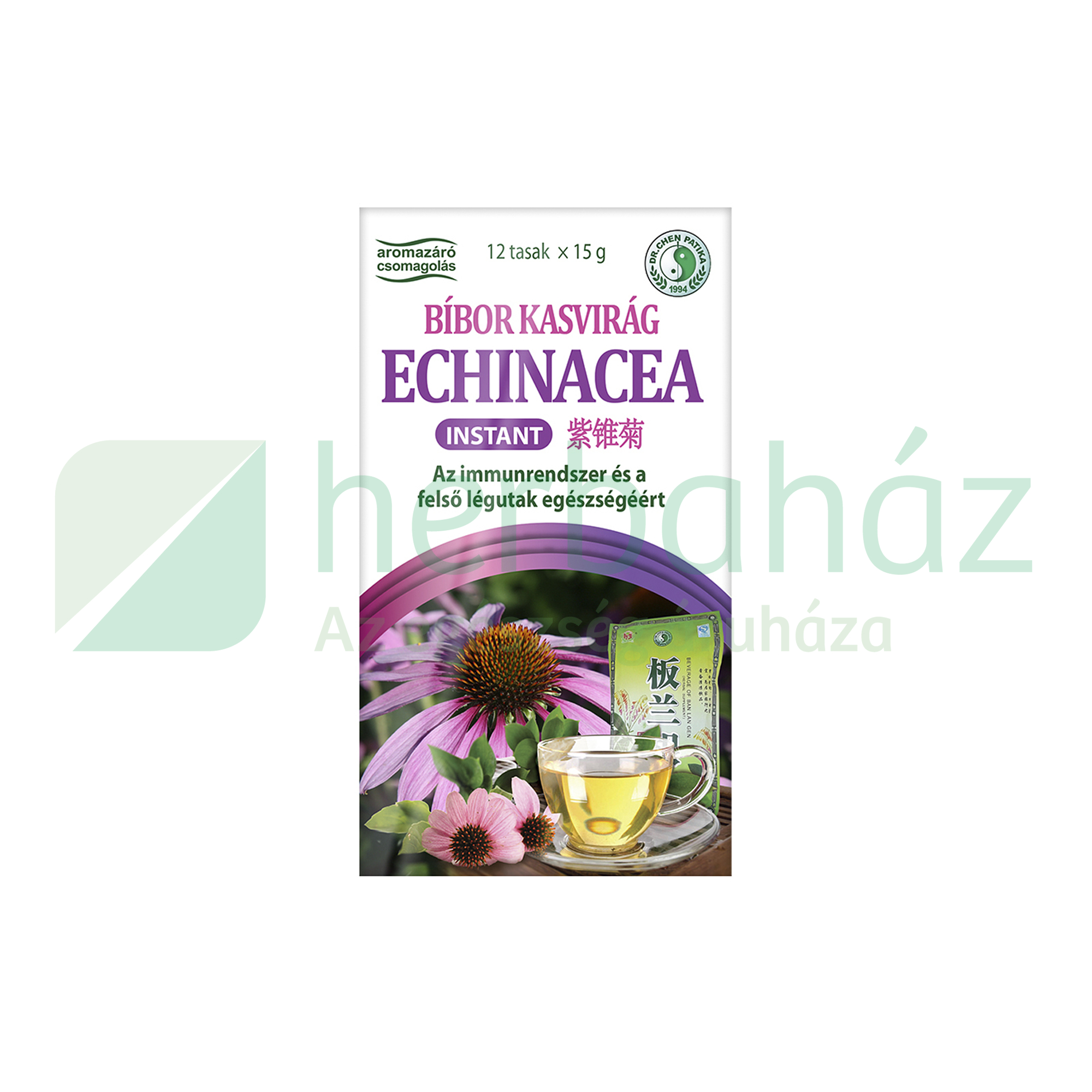 DR.CHEN INSTANT TEA BÍBOR KASVIRÁG ECHINACEA 12DB