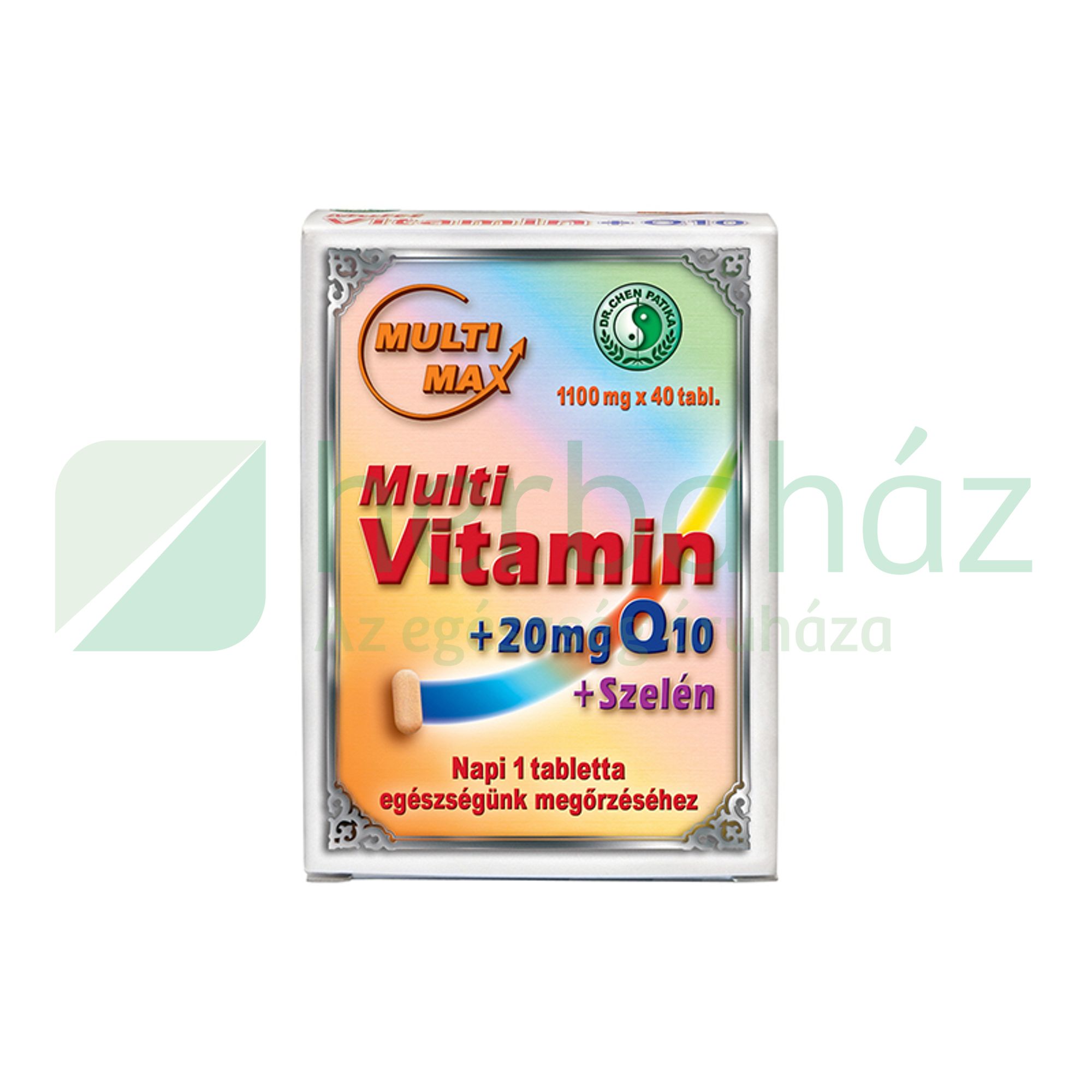 DR.CHEN MULTI-MAX VITAMIN+Q10+SZELÉN TABLETTA 40DB