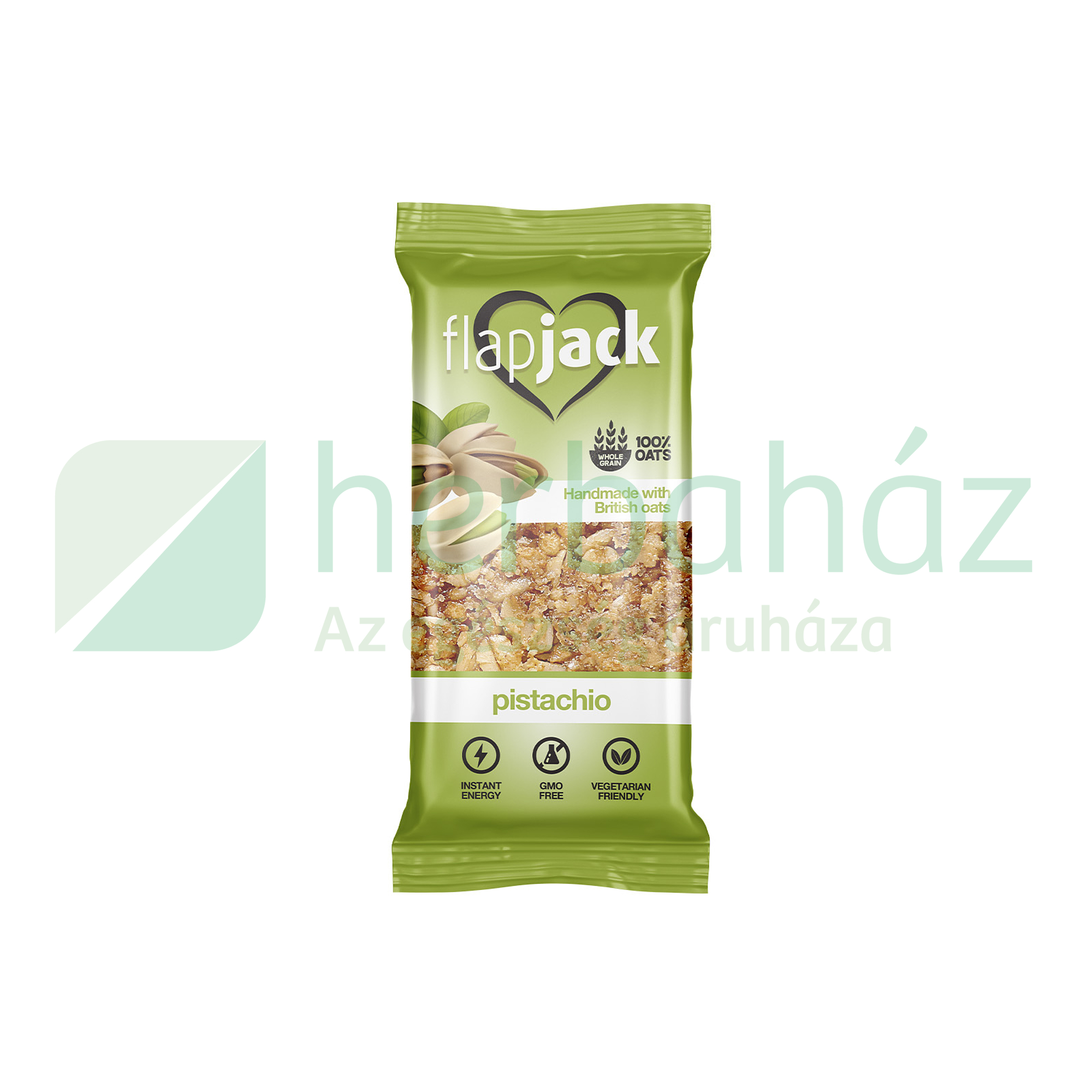 FLAPJACK PISZTÁCIÁS ÍZŰ ZABSZELET 100G