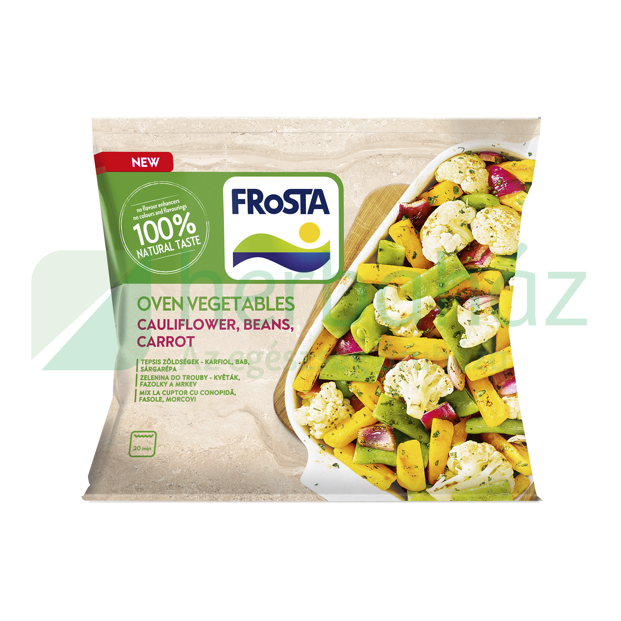 FROSTA TEPSIS ZÖLDSÉGEK - KARFIOL, BAB, SÁRGARÉPA 400G [F]