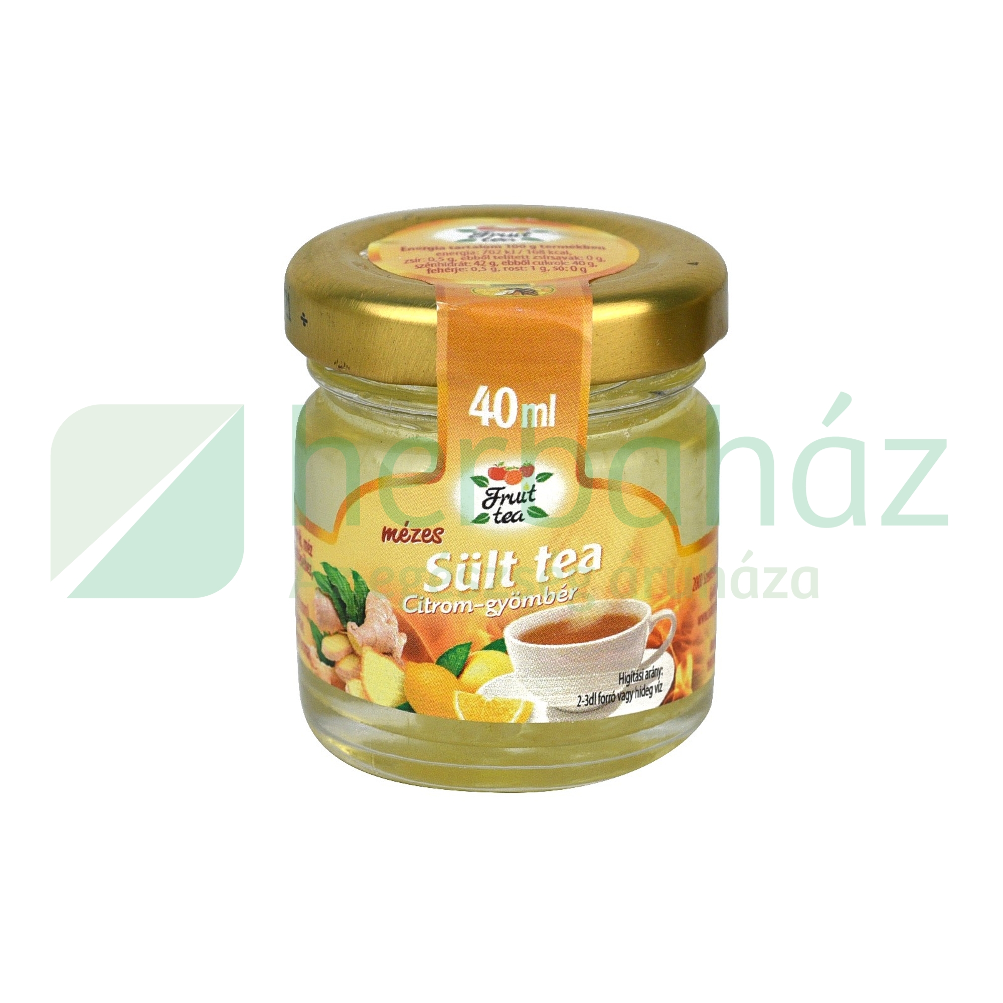 FRUIT TEA SÜLT TEA CITROM-GYÖMBÉR ÍZŰ 40ML