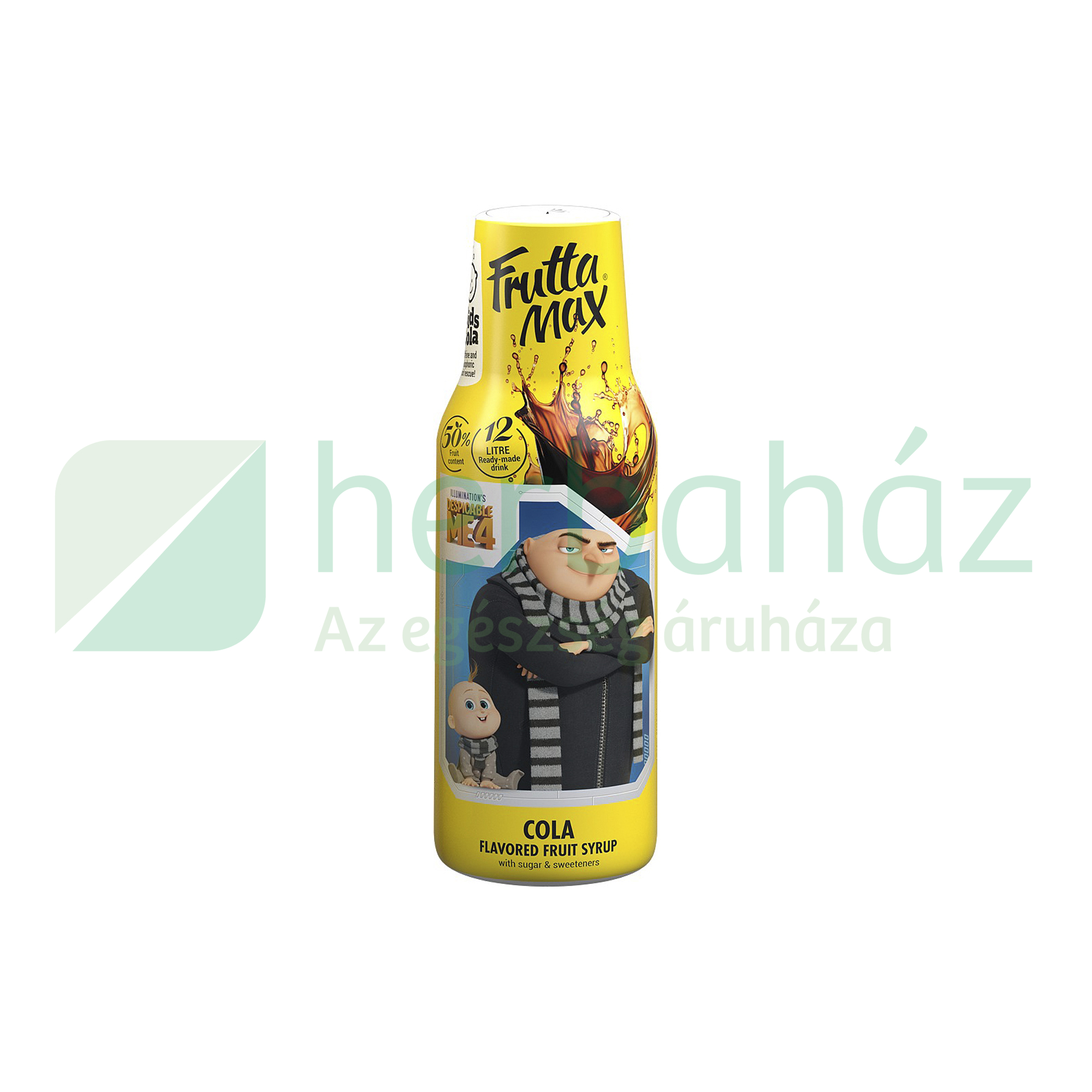 FRUTTAMAX MINIONS GYÜMÖLCSSZÖRP COLA ÍZ 500ML DRS+50FT BETÉTDÍJ