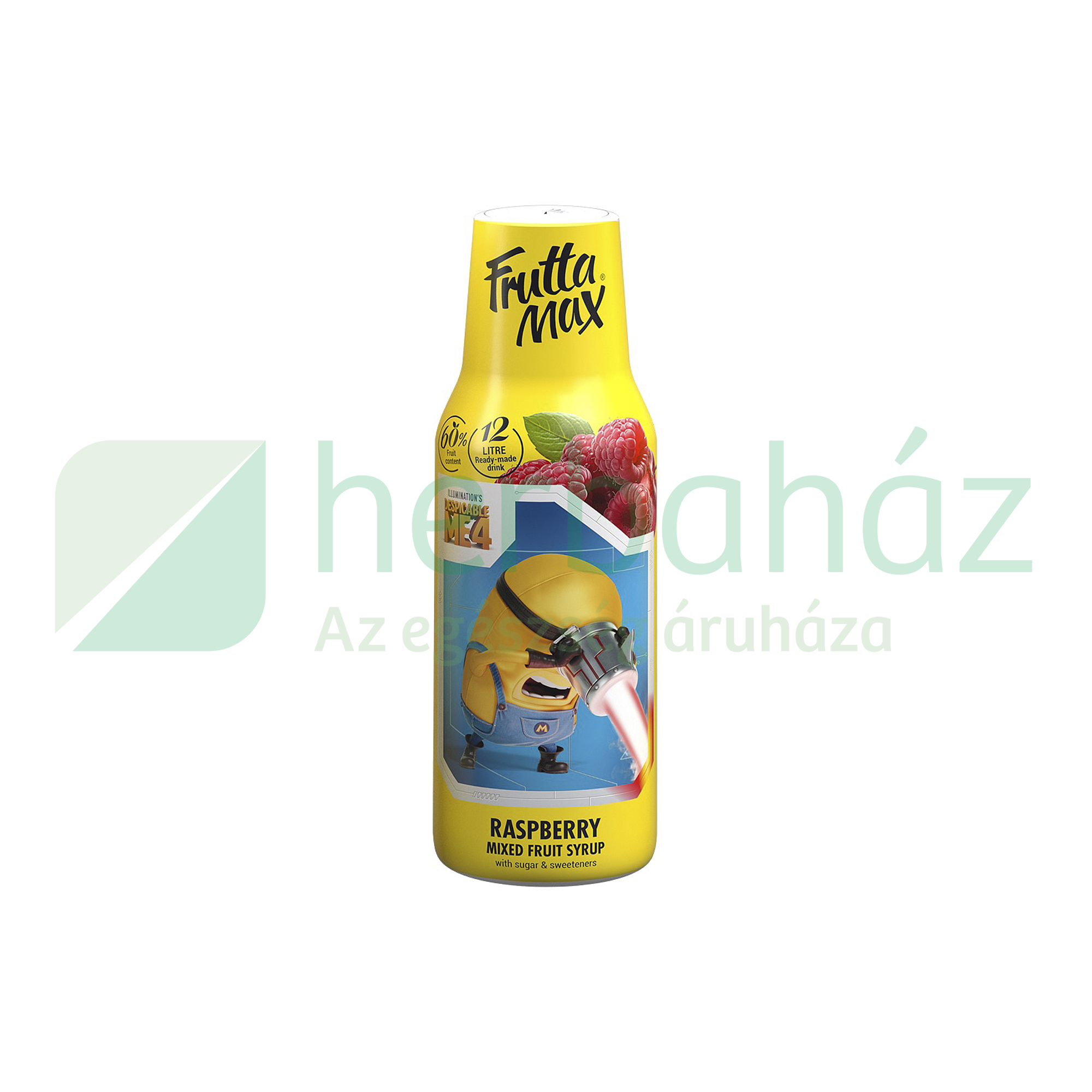 FRUTTAMAX MINIONS GYÜMÖLCSSZÖRP MÁLNA ÍZ 500ML DRS+50FT BETÉTDÍJ