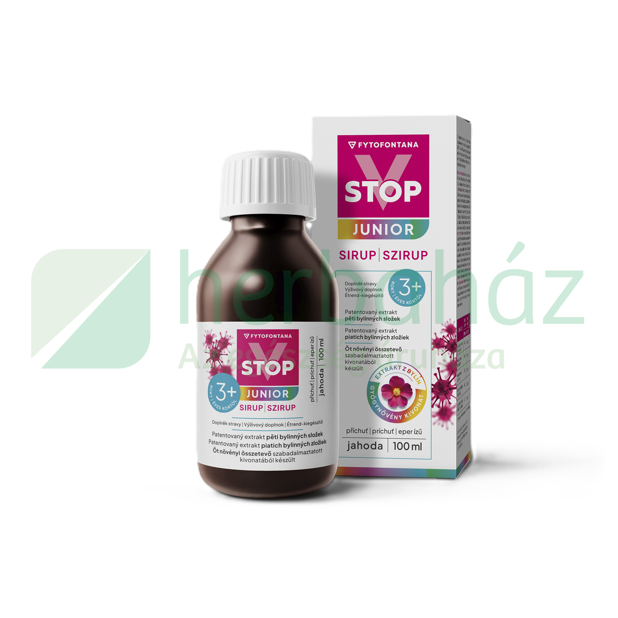 FYTOFONTANA V-STOP JUNIOR SZIRUP 100ML