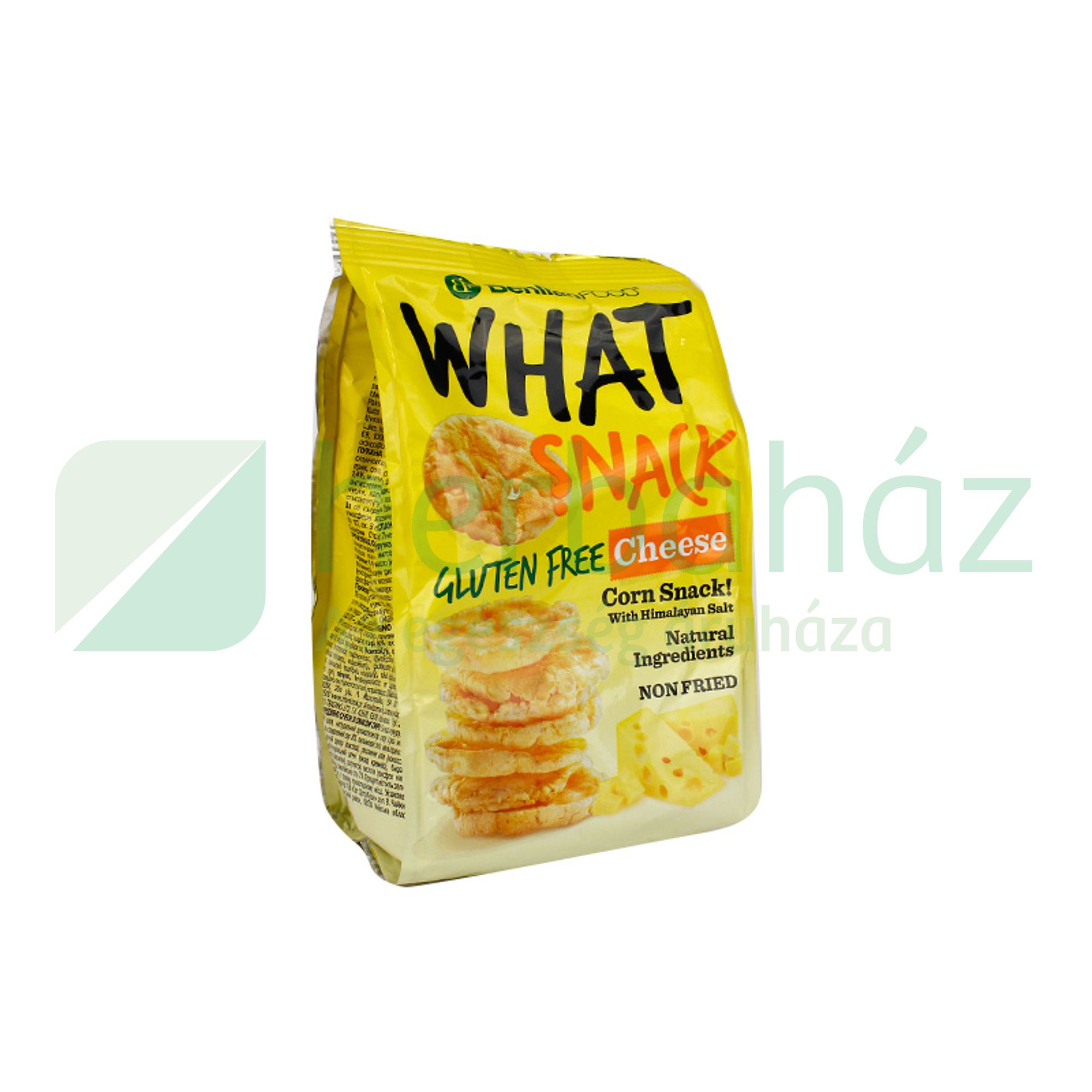 GLUTÉNMENTES BENLIANFOOD WHAT SNACK MINI PUFFASZTOTT KUKORICA SAJTOS 50G